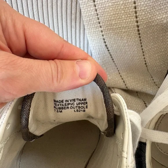 Michael Kors Cream and Black Platform Wedge Sneakers - Picture 3 of 3